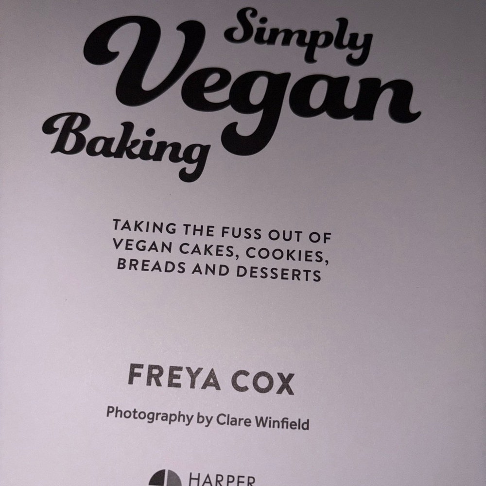 Vegan Baking Recipe Book - Picture 2 of 4